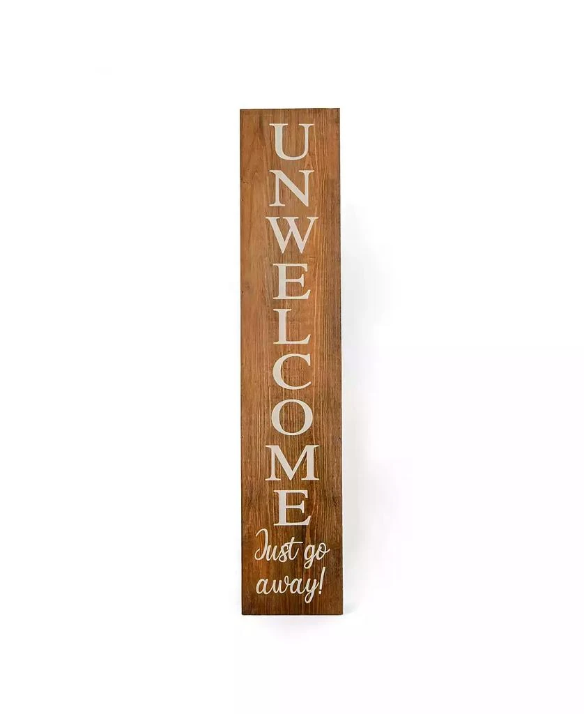 National Tree Company 39" Halloween "Unwelcome" Porch Sign 1