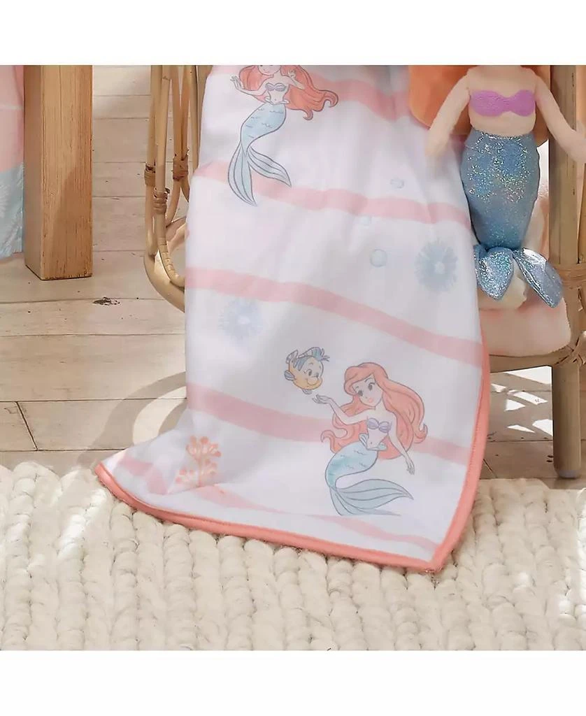 Bedtime Originals Disney Baby The Little Mermaid White Baby Blanket - Ariel 4