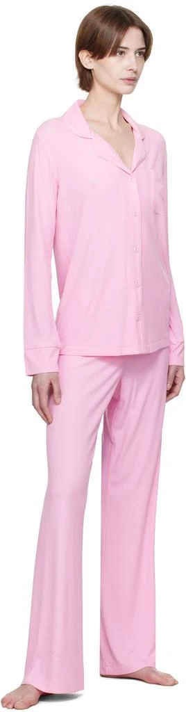 SKIMS Pink Soft Lounge Sleep Pyjama Set 5