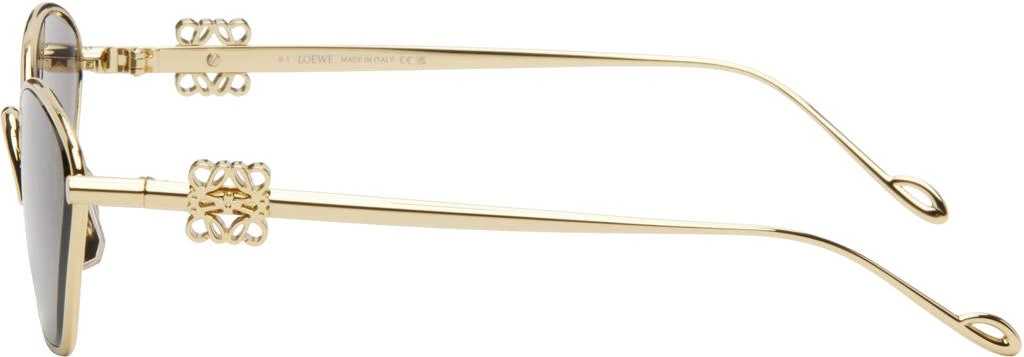 Loewe Gold Anagram Hexagonal Sunglasses 3