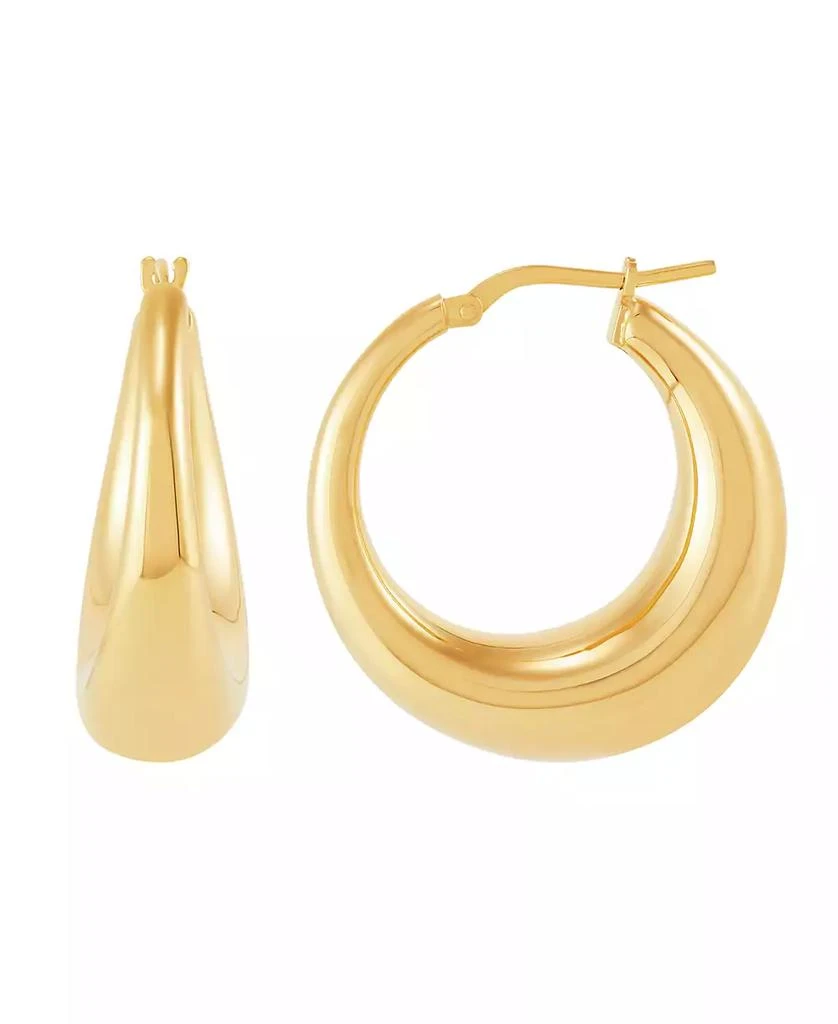 Macy's Electroform Hoop Earrings in 18k Yellow Gold 3
