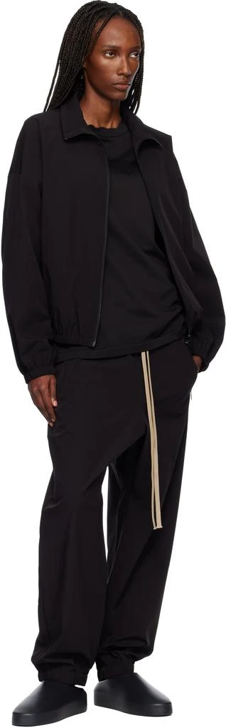Fear of god Black Nylon Track Pants 4