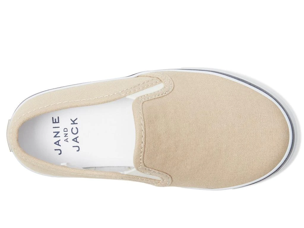 Janie and Jack Linen Slip-On Sneakers (Toddler/Little Kid/Big Kid) 2