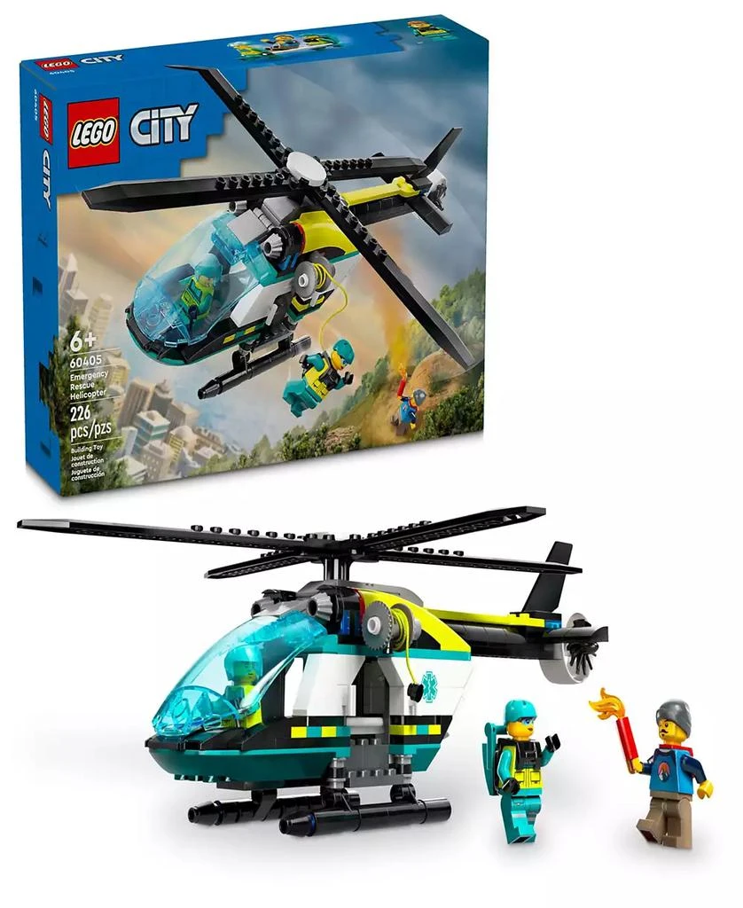 LEGO® City Emergency Rescue Helicopter Building Kit 60405, 226 Pieces 1