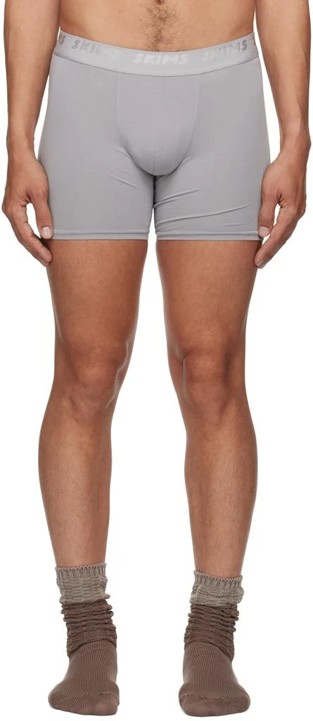 SKIMS Three-Pack Multicolor SKIMS Stretch 5" Boxer Briefs 3