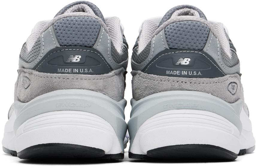 New Balance Gray Made in USA 990v6 Sneakers