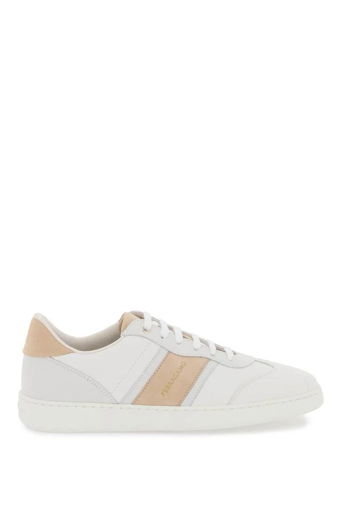 FERRAGAMO LEATHER SNEAKERS 1