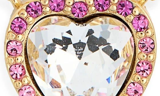 Kurt Geiger Pavé Crystal Heart Pendant Necklace 4