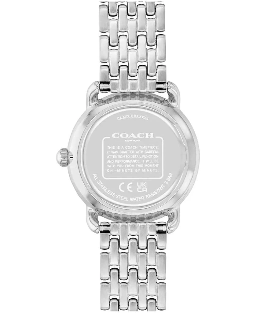 COACH Women's Silver Elliot Stainless Steel Watch 28mm 3