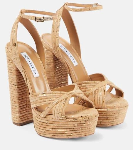 Aquazzura Sundance 140 platform sandals 1