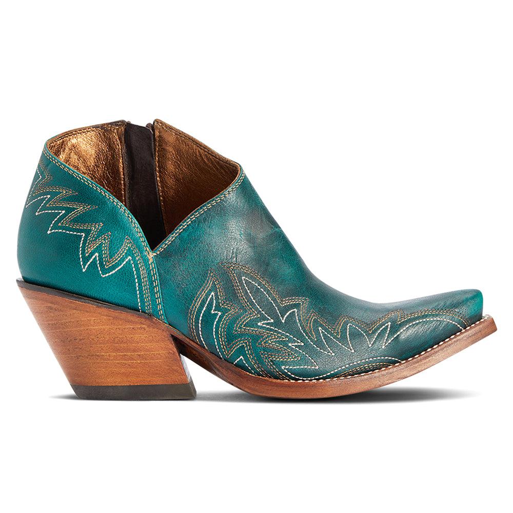 Ariat Jolene Embroidered Zippered Snip Toe Cowboy Booties