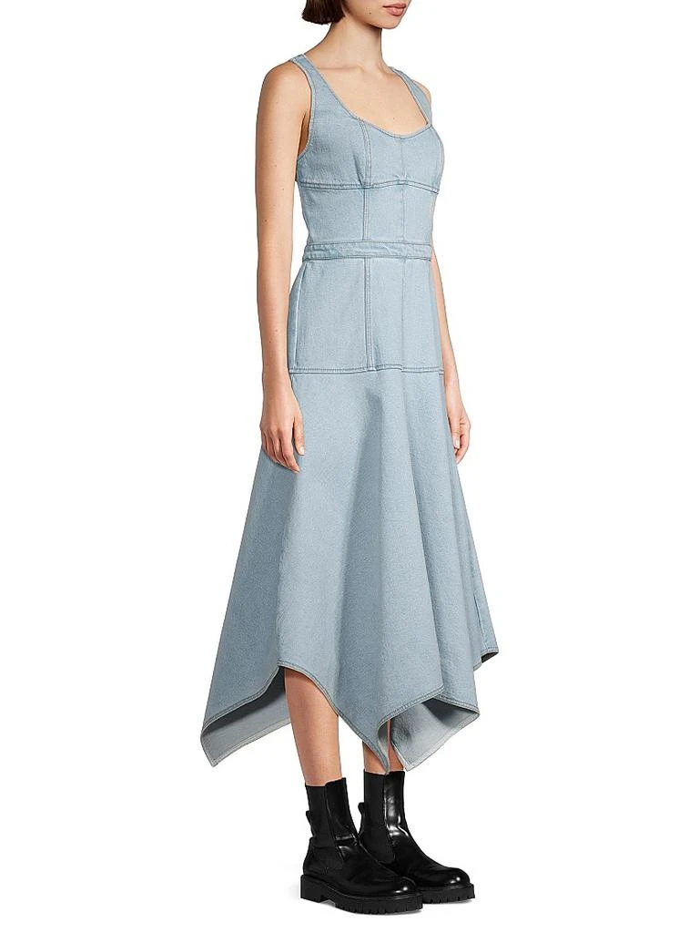 Jason Wu Denim Handkerchief Midi-Dress 4