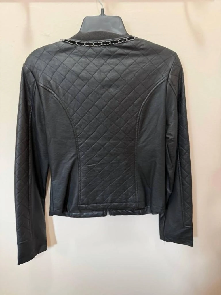 ROMEO 
JULIET COUTURE Romeo 
Juliet Couture - Women
s Faux Leather Quilted Jacket 2