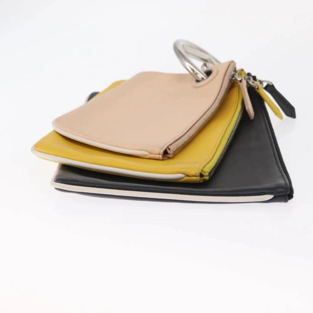 Fendi Triplette Pouch Set Calfskin Leather Clutche 
Pouche Bag (Pre-Owned) 3