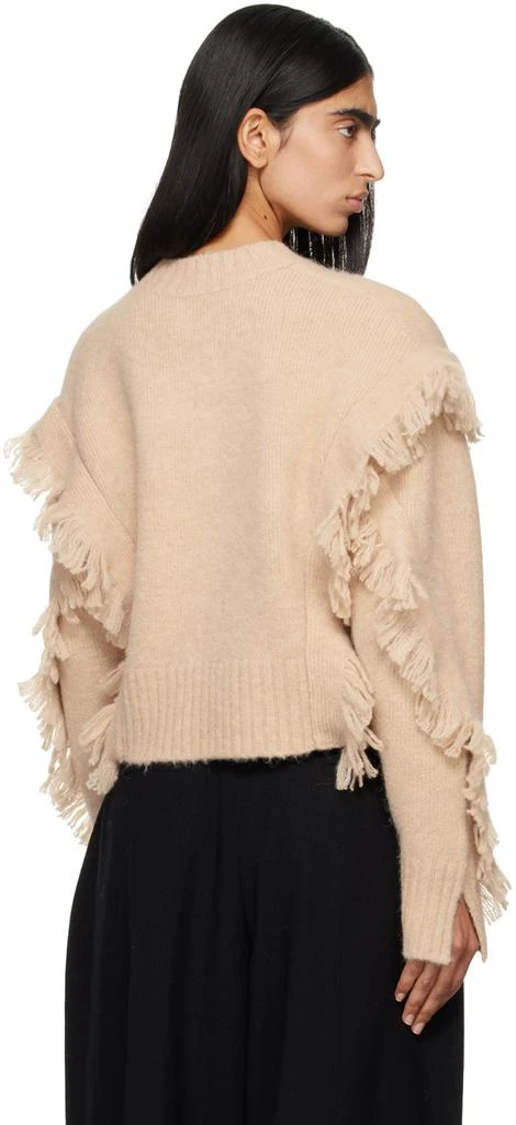 3.1 Phillip Lim Beige Fringe Crewneck Sweater 3