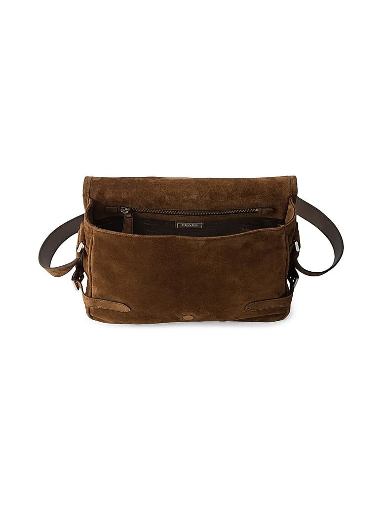 Prada Suede Shoulder Bag 5
