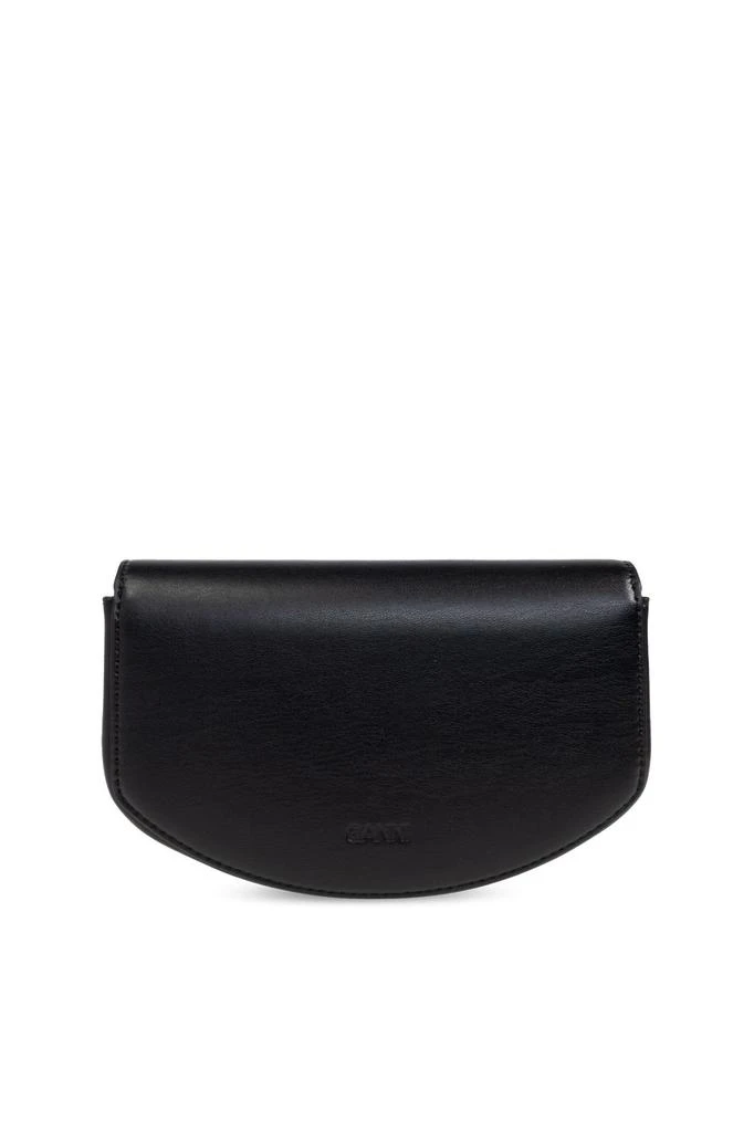 Ganni Ganni Butterfly-Clasp Chain-Link Crossbody Bag 3