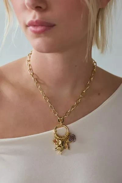 Urban Outfitters Charlie Clustered Charm Necklace 1