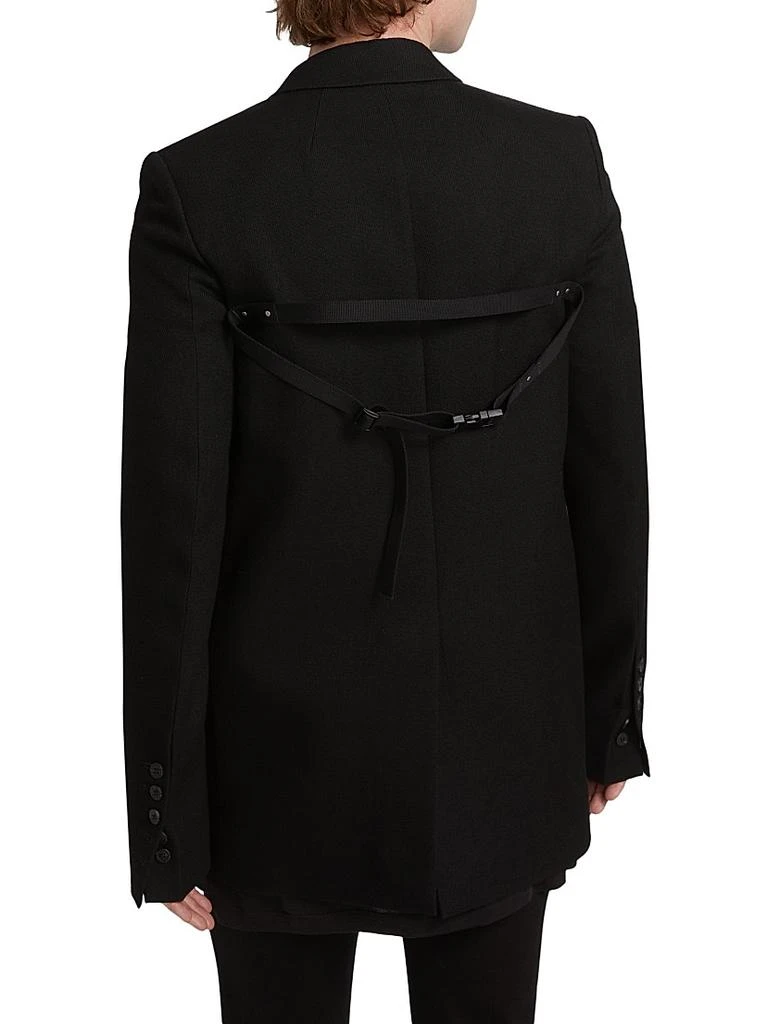 Rick Owens Giacca Wool Single-Breasted Blazer 5