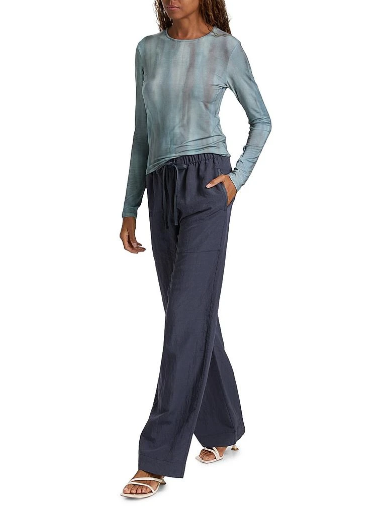 Vince Tie-Dye Pima Cotton-Blend Top 2