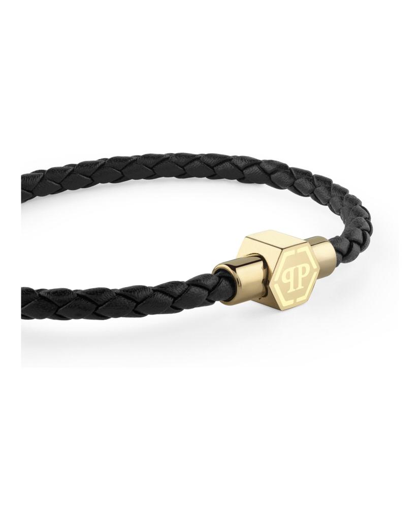 Philipp Plein Plein Enigma Calf Leather Bracelet