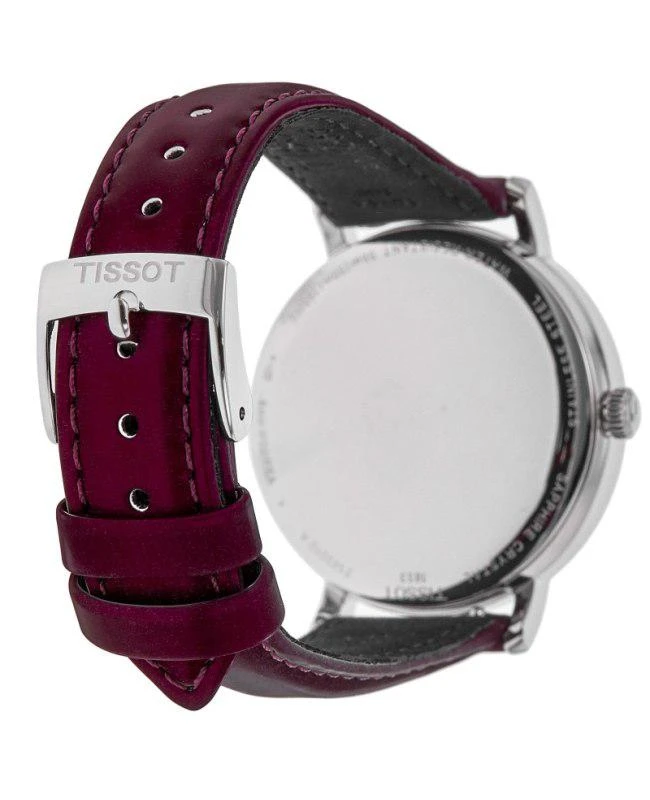 Tissot Tissot Everytime Burgundy Dial Leather Strap Women's Watch T143.210.17.331.00 4