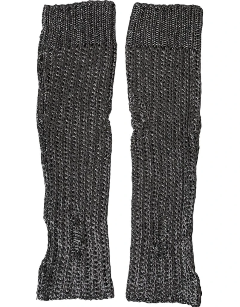Dolce 
Gabbana Viscose Knitted Finger Less Women
s Gloves 3