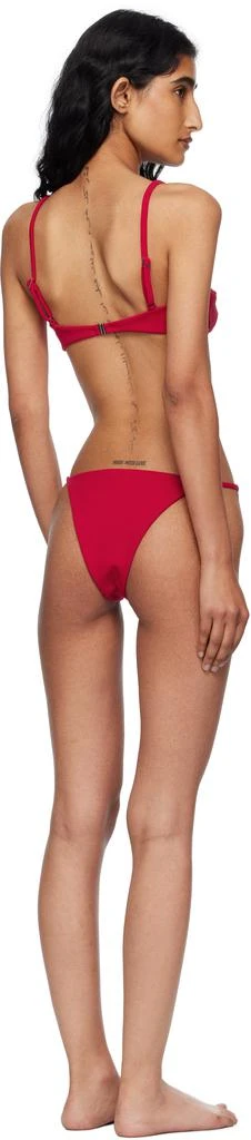 Haight Red Crepe Vintage & Crepe Lari Bikini 3