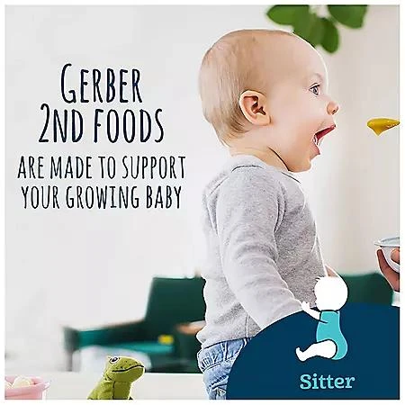 Gerber Gerber 2nd Foods Fruit & Veggie Variety Pack, 4 oz., 30 ct. 4