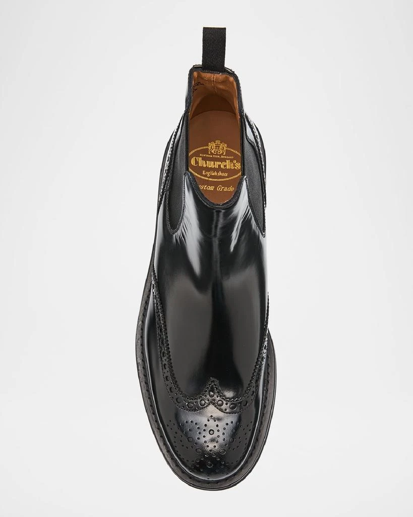 Church's Men's Nantwich Polished Brogue Chelsea Boots 4