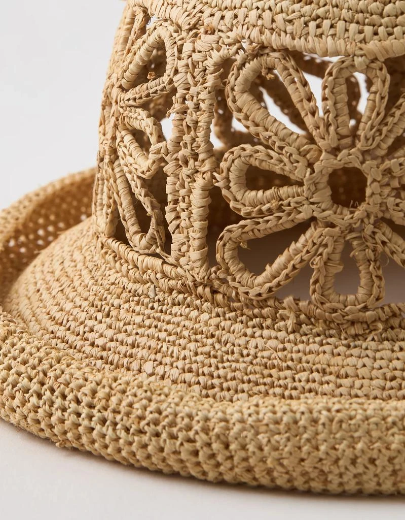 Aerie Aerie Flower Straw Hat 2