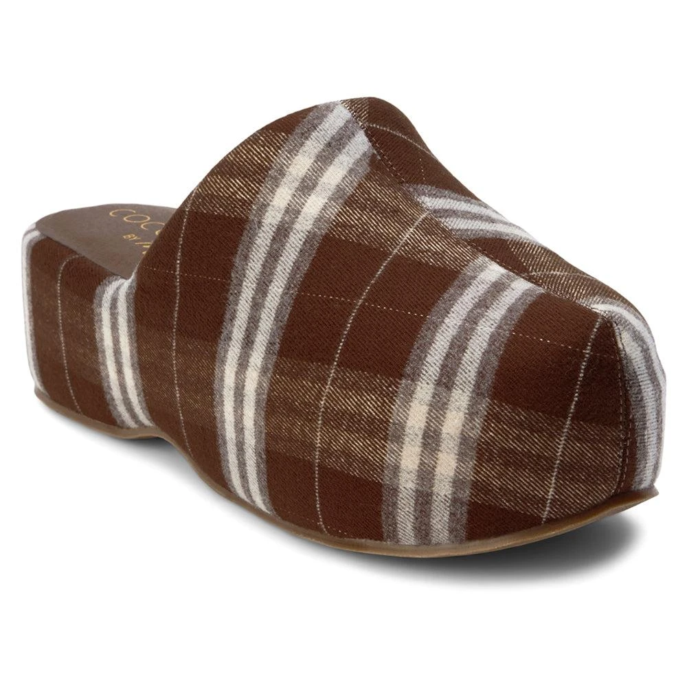 COCONUTS by Matisse Bella Plaid Platform Mule Clogs 2