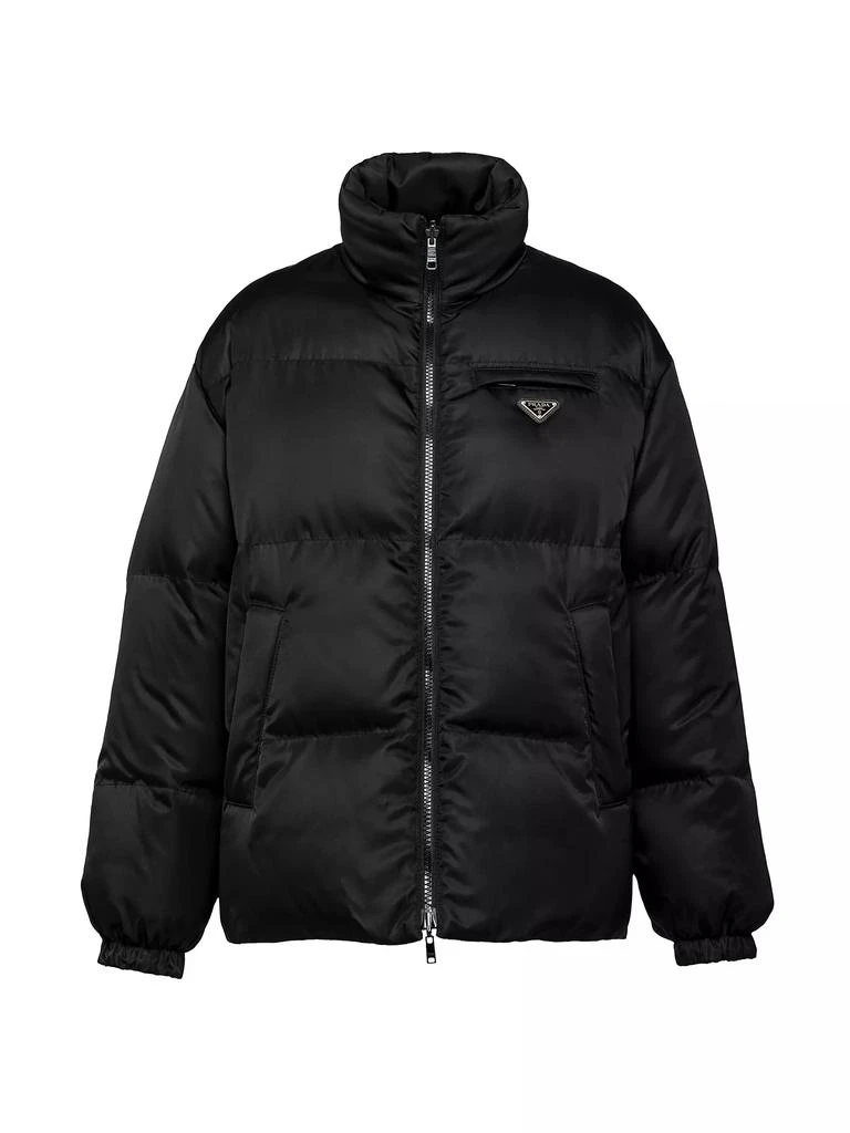Prada Medium-Length Re-Nylon Down Jacket 1