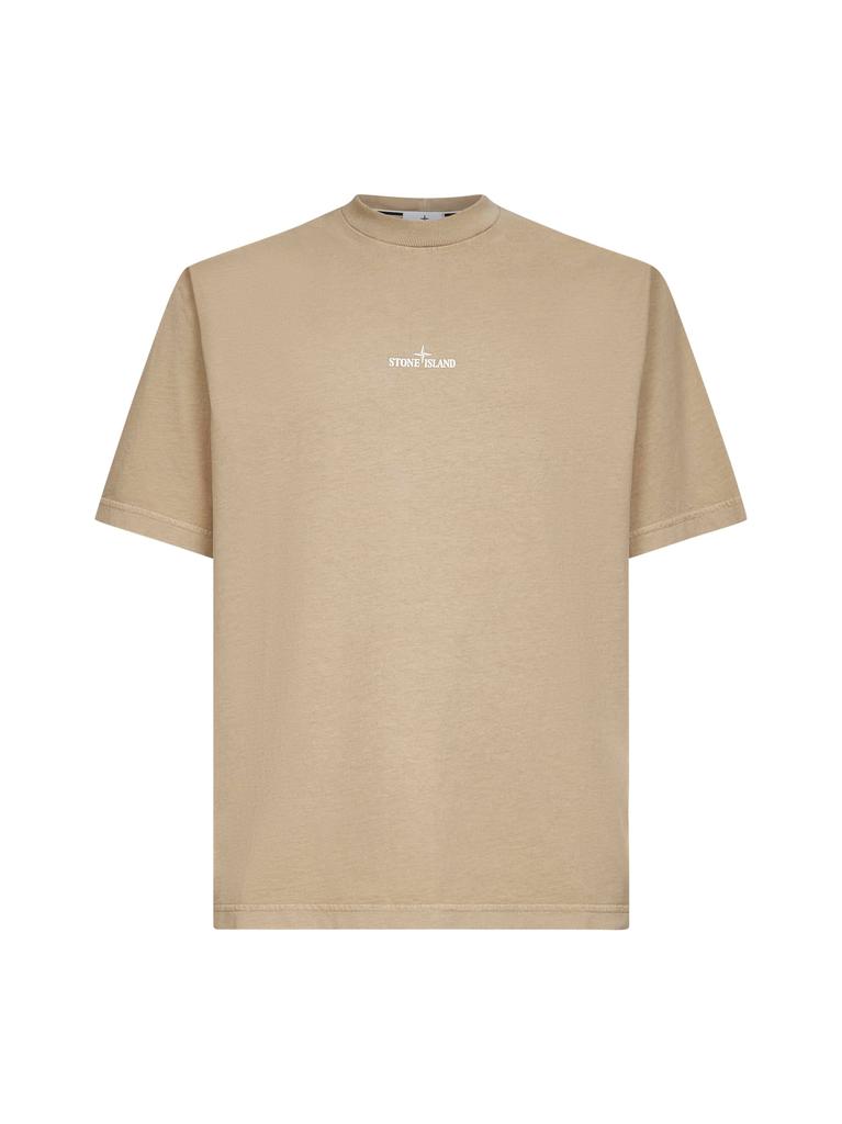 Stone Island STONE ISLAND | Beige jersey printed T-shirt | Man | M