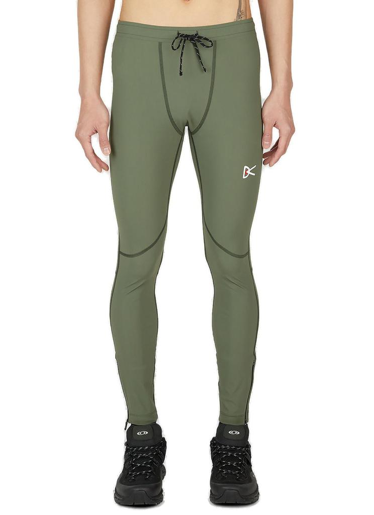District Vision District Vision Logo Printed Drawstring Leggings