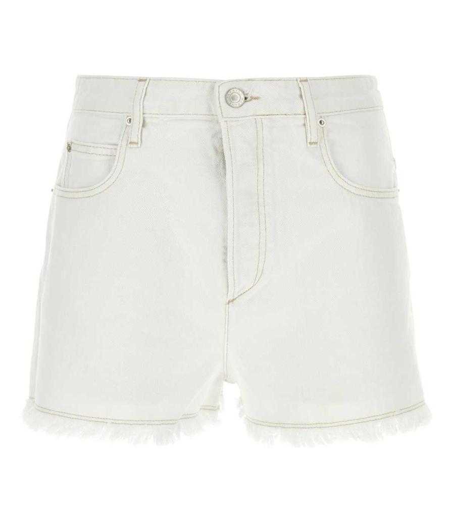 Isabel Marant Isabel Marant Lesia Logo Patch Denim Shorts