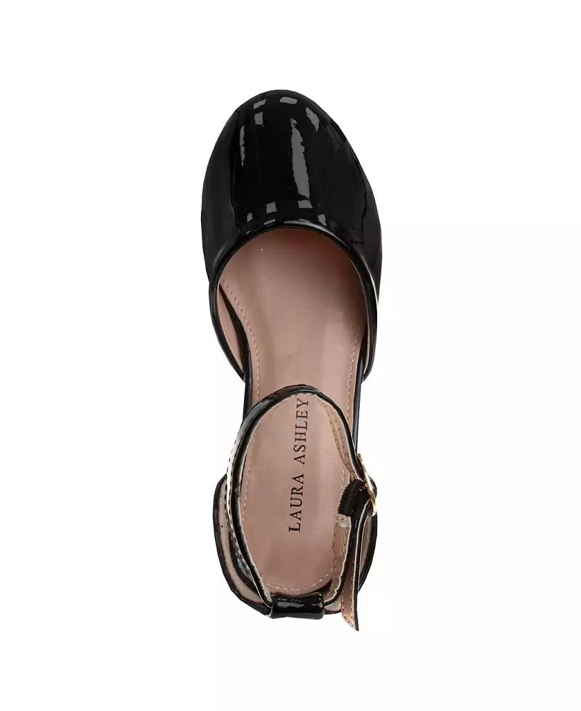 Laura Ashley Little and Big Girls Low Heeled Dress Shoe 6