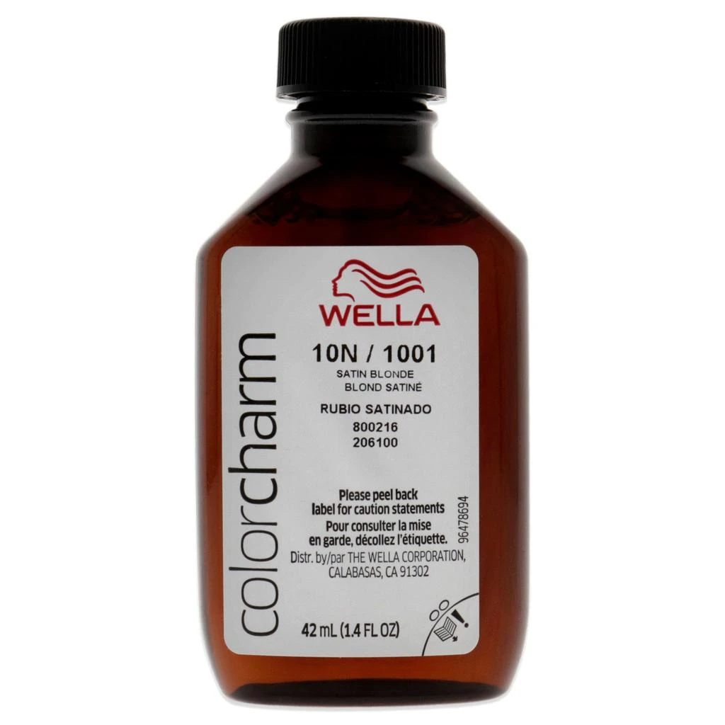 Wella Color Charm Permanent Liquid Haircolor - 1001 10N Satin Blonde by  for Unisex - 1.4 oz Hair Color 2