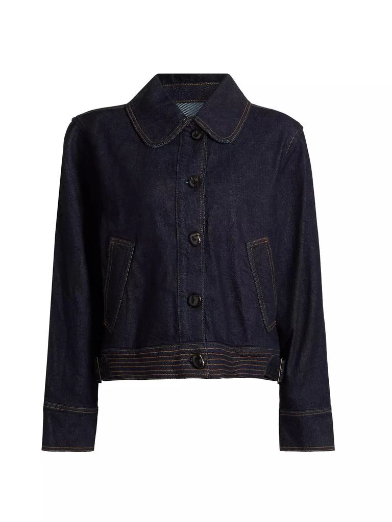 Rails Figueroa Topstitched Denim Jacket 1