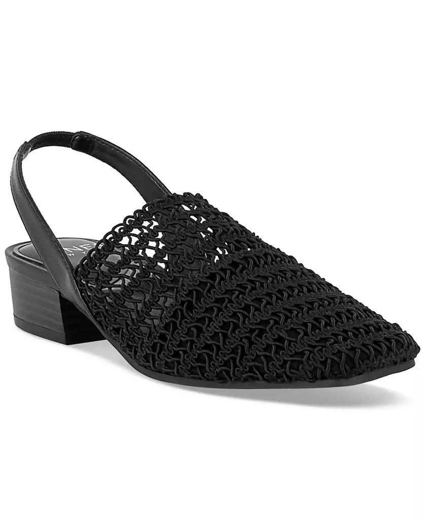 JONES NEW YORK Women's Carolton Woven Slingback Flats