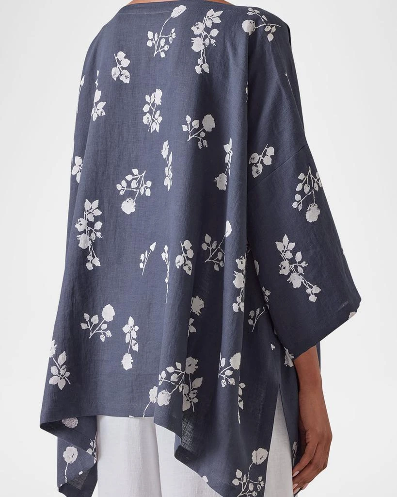 Eskandar DPS Scoop-Neck 3/4-Sleeve Top (Mid Plus Length) 5