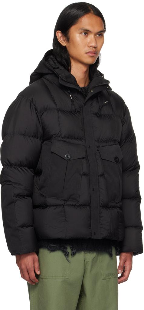 Ten c Black Tempest Combo Down Jacket