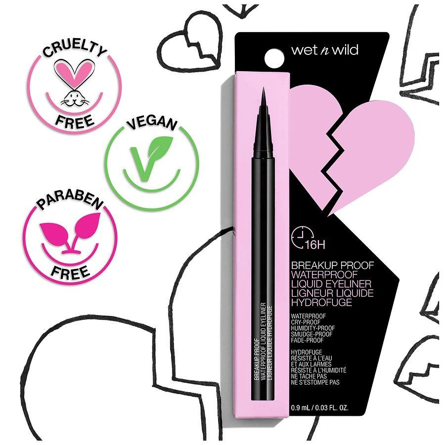 Wet n Wild Breakup-Proof Liquid Eyeliner 9