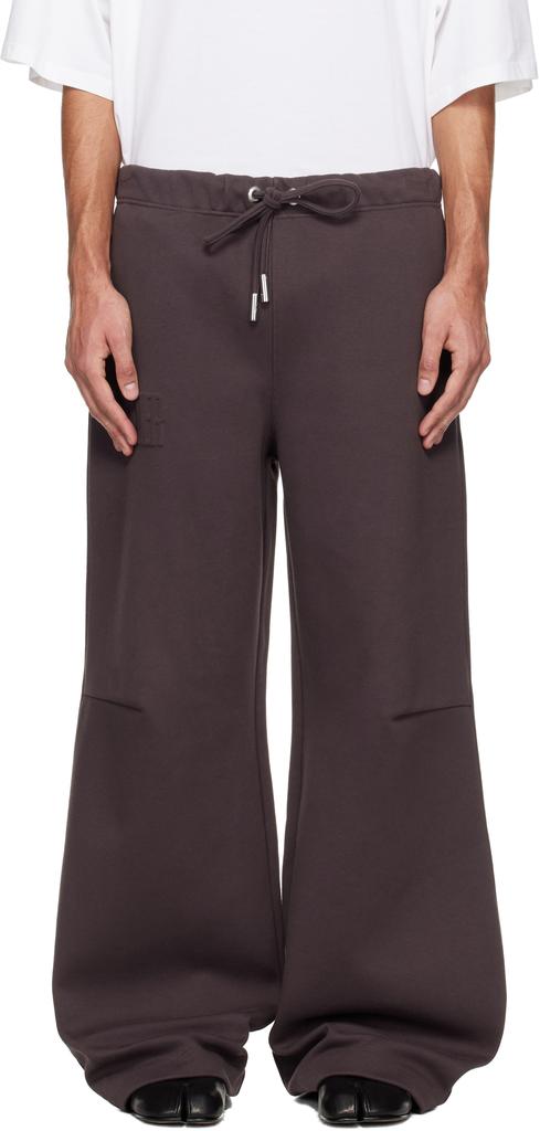 Jean Paul Gaultier Brown 'The Embossed Gaultier' Lounge Pants