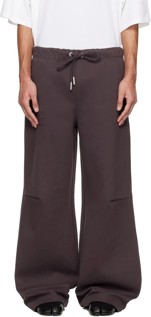 Jean Paul Gaultier Brown 'The Embossed Gaultier' Lounge Pants 1
