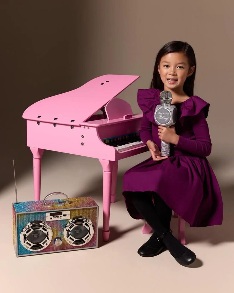 Neiman Marcus Kid's Pink Baby Grand Piano 3