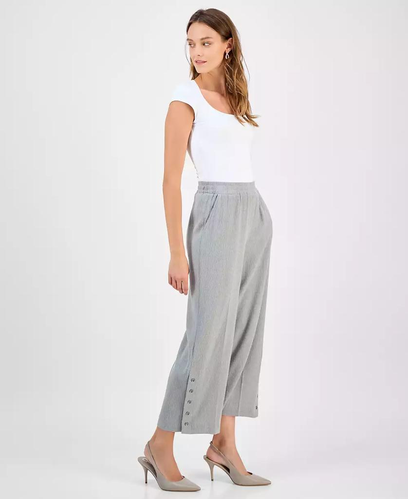 Kasper Women's High Rise Cropped Pull-On Pants