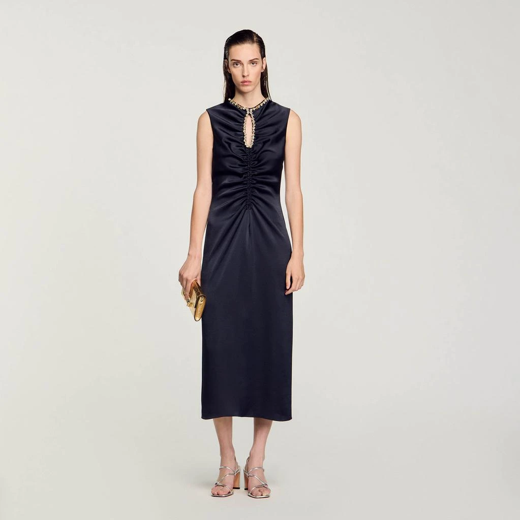 Sandro Rhinestone midi dress 1
