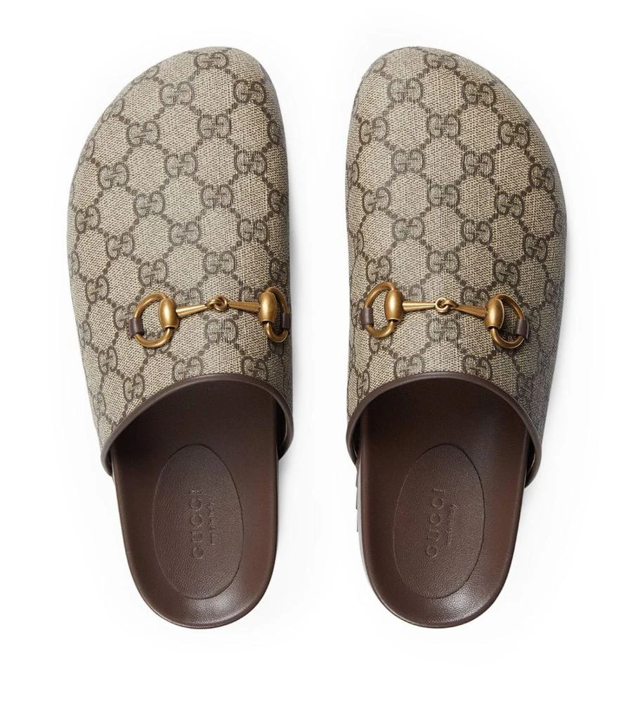 Gucci GG Supreme Horsebit Slippers 4