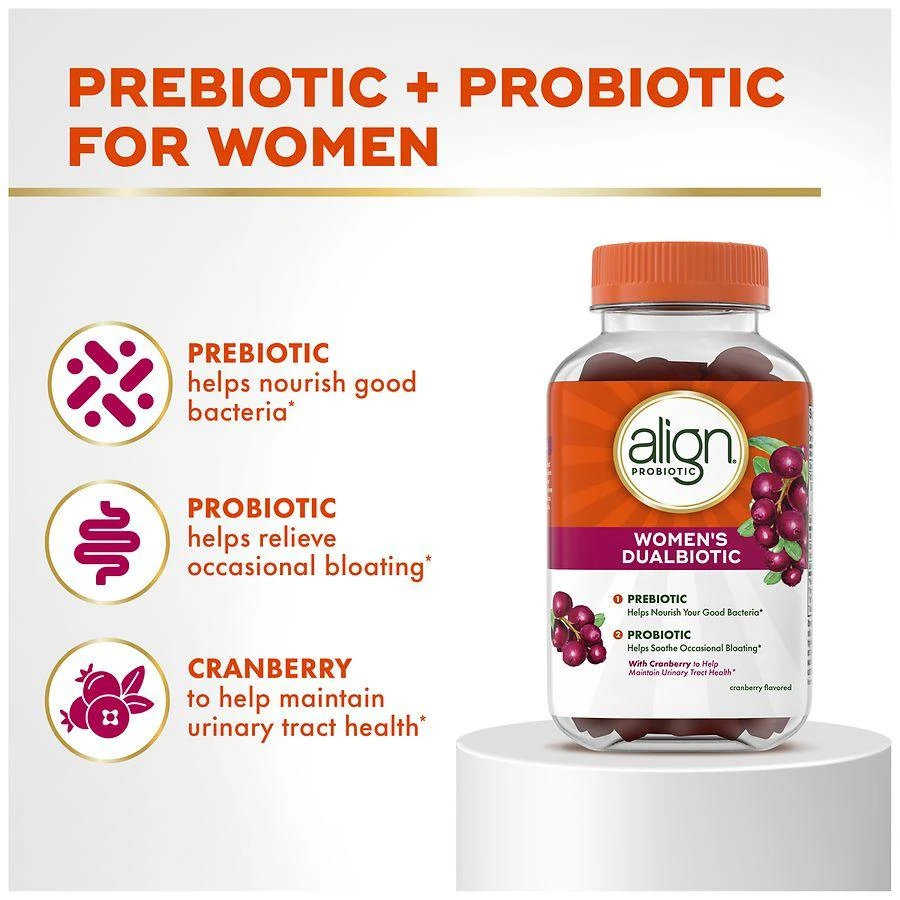 Align Prebiotic + Probiotic for Feminine Health Cranberry 2